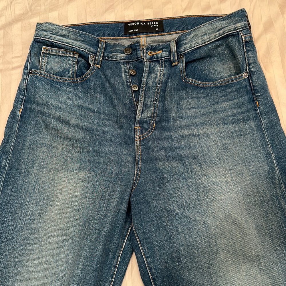 VERONICA BEARD Taylor Wide-Leg Jean Size 30